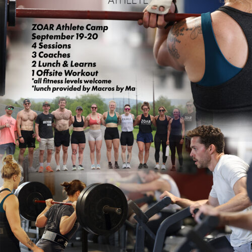 Athlete Camp: Sept 19-20, 2026